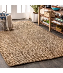 Jonathany Natural Fiber NRF102A Natural Area Rug 4 ft. X 6 ft. Rectangle