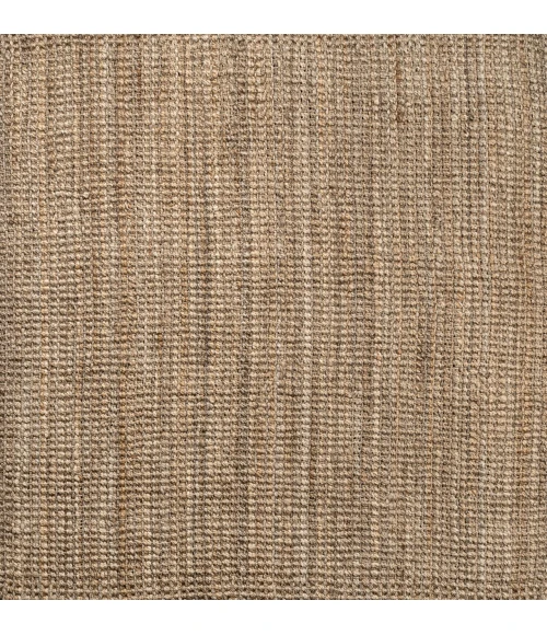 Jonathan Y NATURAL FIBER Brown NRF102A 6ft. Square Rug