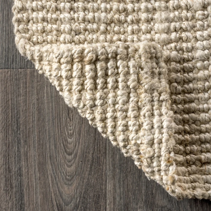 Pata Hand Woven Chunky Jute Light Ivory 3 ft. x 5 ft. Area Rug
