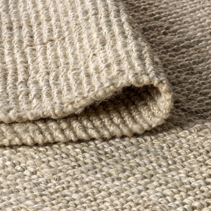 Pata Hand Woven Chunky Jute Light Ivory 3 ft. x 5 ft. Area Rug