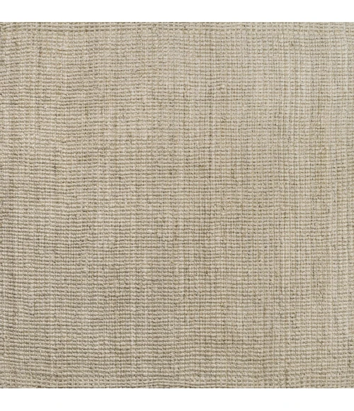 Jonathan Y NATURAL FIBER Ivory NRF102B 6ft. Square Rug