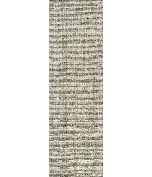 Jonathan Y NATURAL FIBER Gray NRF102C 2ft. X 10ft. Rect. Rug