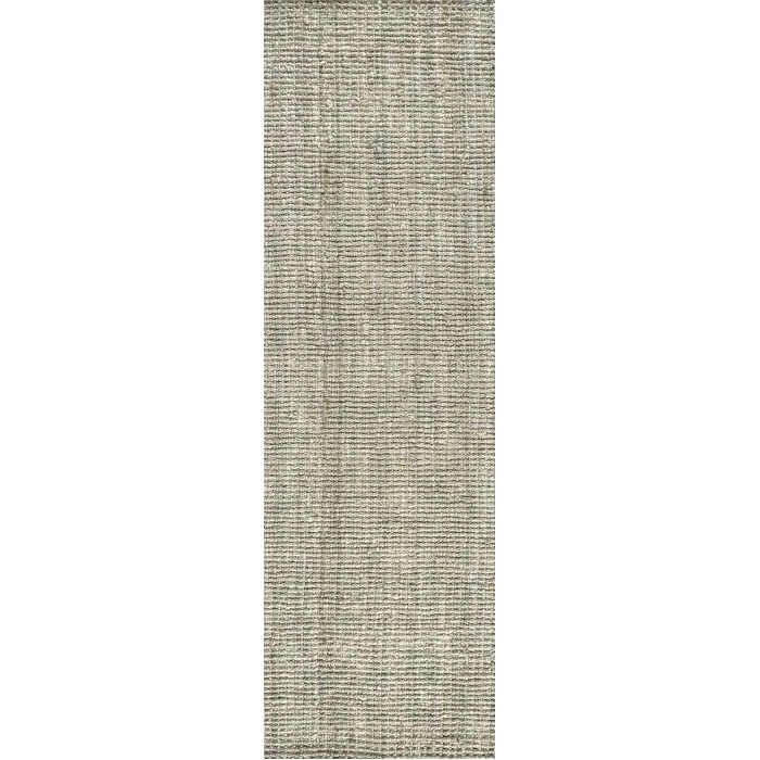 Jonathan Y NATURAL FIBER Gray NRF102C 2ft. X 10ft. Rect. Rug