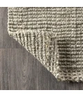 Pata Hand Woven Chunky Jute Gray 5 ft. x 8 ft. Area Rug