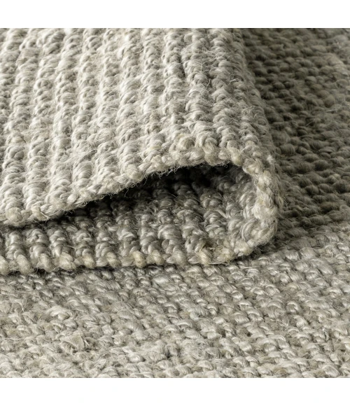 Jonathan Y NATURAL FIBER Gray NRF102C 6ft. Square Rug