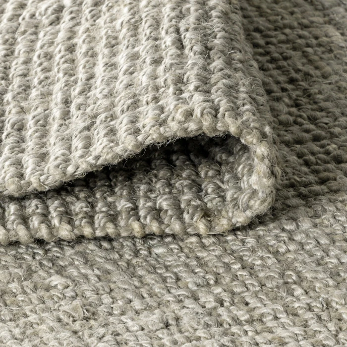 Jonathan Y NATURAL FIBER Gray NRF102C 6ft. Square Rug
