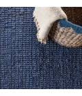 Pata Hand Woven Chunky Jute Navy 8 ft. x 10 ft. Area Rug