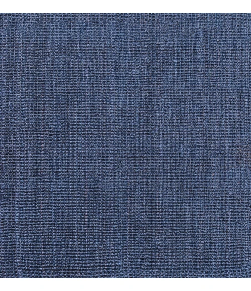 Jonathan Y NATURAL FIBER Blue NRF102D 5ft. Square Rug