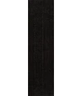Jonathan Y NATURAL FIBER Black NRF102E 2ft.-2in. X 8ft. Rect. Rug