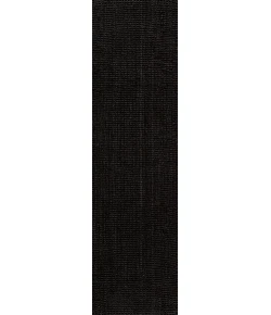 Jonathan Y NATURAL FIBER Black NRF102E 2ft.-2in. X 8ft. Rect. Rug
