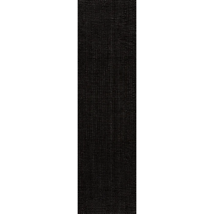 Jonathan Y NATURAL FIBER Black NRF102E 2ft.-2in. X 8ft. Rect. Rug