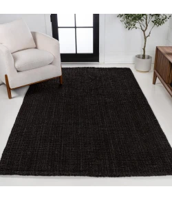 Jonathan Y NATURAL FIBER Black NRF102E 5ft. X 8ft. Rect. Rug