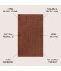 Jonathan Y NATURAL FIBER Brown NRF102G 7ft.-8in. X 10ft. Rect. Rug