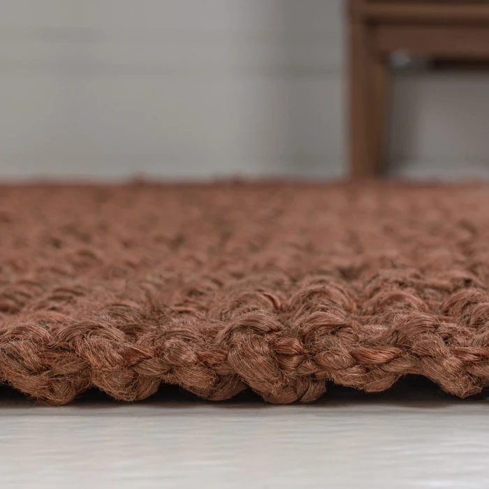 Jonathan Y NATURAL FIBER Orange NRF102F 4ft. X 6ft. Rect. Rug