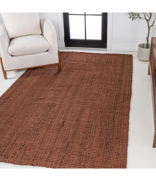 Jonathan Y NATURAL FIBER Brown NRF102G 7ft.-8in. X 10ft. Rect. Rug