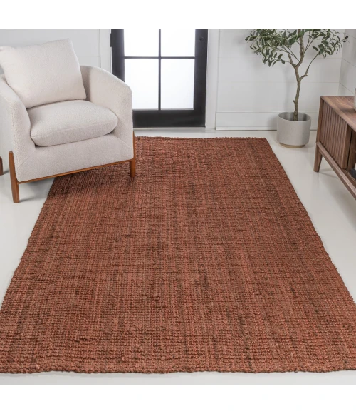 Jonathan Y NATURAL FIBER Brown NRF102G 7ft.-8in. X 10ft. Rect. Rug