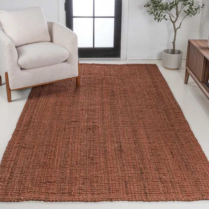 Jonathan Y NATURAL FIBER Orange NRF102F 4ft. X 6ft. Rect. Rug