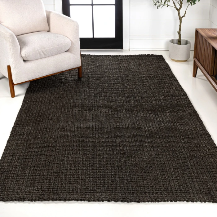 Jonathan Y NATURAL FIBER Brown NRF102G 5ft. X 8ft. Rect. Rug