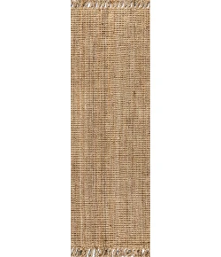 Jonathan Y NATURAL FIBER Brown NRF103A 2ft. X 10ft. Rect. Rug