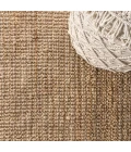Pata Hand Woven Chunky Jute with Fringe Natural 5 ft. x 8 ft. Area Rug
