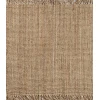 Jonathan Y NATURAL FIBER Red RNF116A 9ft. Square Rug
