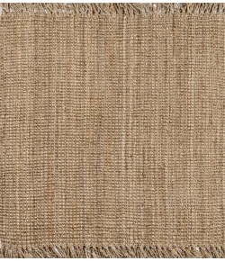 Jonathan Y NATURAL FIBER Brown NRF103A 7ft. Square Rug