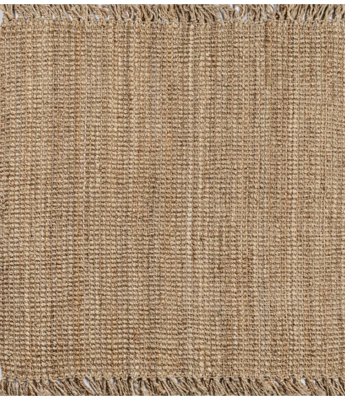 Jonathan Y NATURAL FIBER Brown NRF103A 7ft. Square Rug