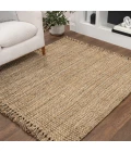 Jonathan Y NATURAL FIBER Brown NRF103A 7ft. Square Rug