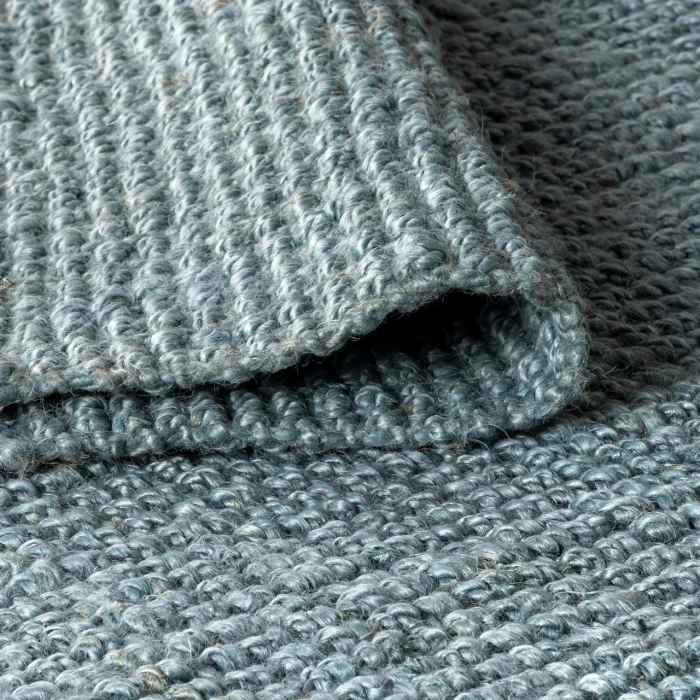 Jonathan Y NATURAL FIBER Blue NRF103B 5ft. Square Rug