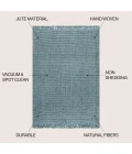 Jonathan Y NATURAL FIBER Blue NRF103B 10ft. X 14ft. Rect. Rug