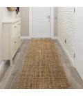 Jonathan Y NATURAL FIBER Beige SND100A 2ft.-2in. X 8ft. Rect. Rug