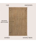 Jonathan Y NATURAL FIBER Brown NRF104A 3ft. X 5ft. Rect. Rug