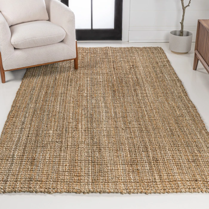 Jonathan Y NATURAL FIBER Brown NRF104A 3ft. X 5ft. Rect. Rug