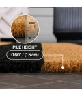 Jonathan Y CocoHarbor Greet Mats Black NRF105A 3ft. X 4ft. Rect. Rug
