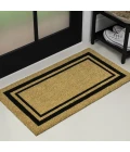 Jonathan Y CocoHarbor Greet Mats Black NRF107A 3ft. X 4ft. Rect. Rug