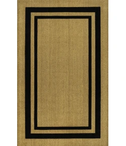 Jonathan Y CocoHarbor Greet Mats Black NRF108A 5ft. X 8ft. Rect. Rug