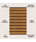 Jonathan Y CocoHarbor Greet Mats Black NRF108A 2ft. X 4ft. Rect. Rug
