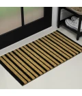 Jonathan Y CocoHarbor Greet Mats Black NRF108A 2ft. X 4ft. Rect. Rug