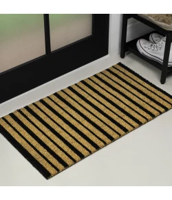 Jonathan Y CocoHarbor Greet Mats Black NRF108A 3ft. X 4ft. Rect. Rug