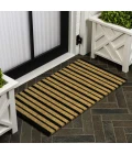 Jonathan Y CocoHarbor Greet Mats Black NRF108A 2ft. X 4ft. Rect. Rug