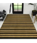 Jonathan Y CocoHarbor Greet Mats Black NRF108A 4ft. X 6ft. Rect. Rug