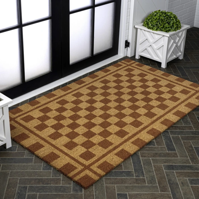 Jonathan Y CocoHarbor Greet Mats Red NRF109A 17in. X 30in. Rect. Rug