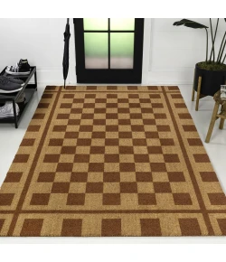 Jonathan Y CocoHarbor Greet Mats Red NRF110A 5ft. X 8ft. Rect. Rug