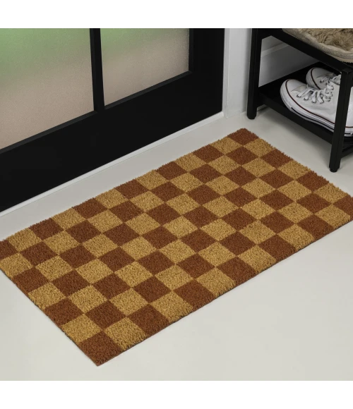 Jonathan Y CocoHarbor Greet Mats Red NRF110A 17in. X 30in. Rect. Rug