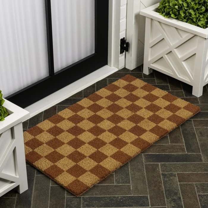 Jonathan Y CocoHarbor Greet Mats Red NRF110A 2ft. X 3ft. Rect. Rug
