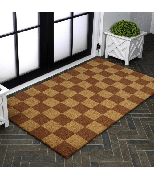 Jonathan Y CocoHarbor Greet Mats Red NRF110A 17in. X 30in. Rect. Rug