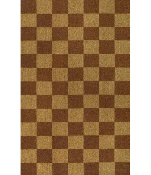 Jonathan Y CocoHarbor Greet Mats Red NRF110A 4ft. X 6ft. Rect. Rug