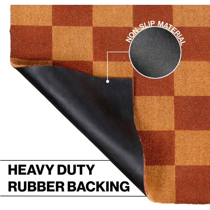 Jonathan Y CocoHarbor Greet Mats Red NRF110A 2ft. X 3ft. Rect. Rug
