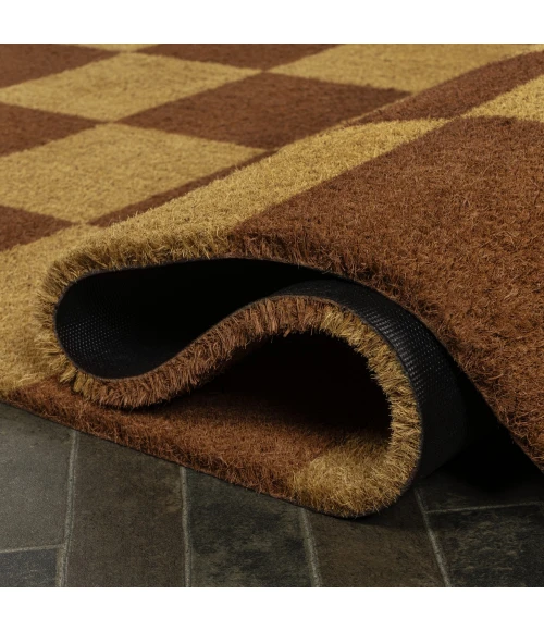 Jonathan Y CocoHarbor Greet Mats Red NRF110A 4ft. X 6ft. Rect. Rug