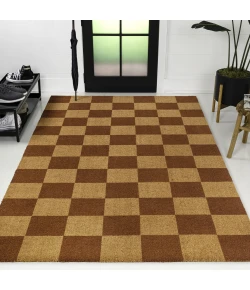 Jonathan Y CocoHarbor Greet Mats Black NRF111A 5ft. X 8ft. Rect. Rug